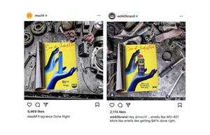 How WD-40 responded when MSCHF released a cologne inspired by its unique smell