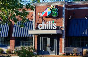 Customers get the chance to have their designed logo displayed outside Chili's. (Image used by permission).
