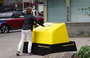 Why WellingtonNZ planted a giant ‘Esc’ button in New York City