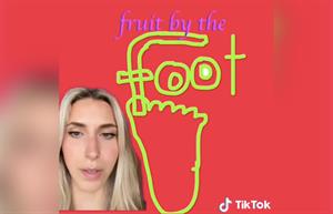 Why Gushers and Fruit by the Foot invited a TikTok star to roast their logos