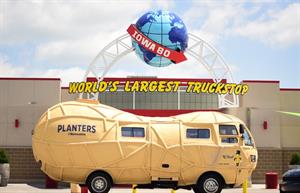 Planters fans go nuts to drive peanut on wheels