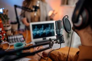 More podcasts are being recorded between Tuesday and Thursday, according to the research. (Photo credit: Getty Images). 