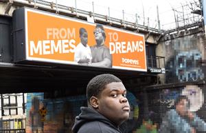 The ‘Popeyes Meme Kid’ is back. Why the chain is working with him a decade later