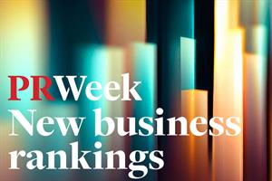 PRWeek April 2023 new-business rankings