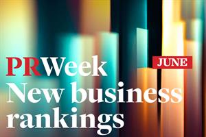 PRWeek June 2023 new-business rankings