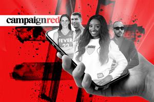 Campaign Red photo with athletes on the front