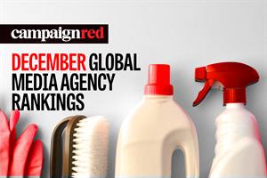 December global media agency rankings