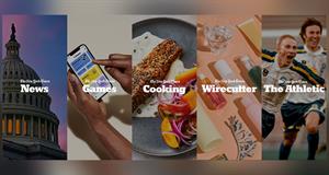 Collage of New York Times vertical ads