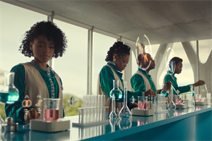 Women in a lab