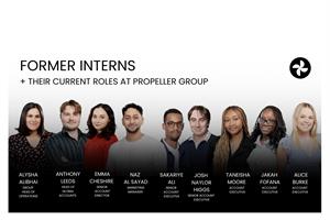 Former interns and their current roles at Propeller