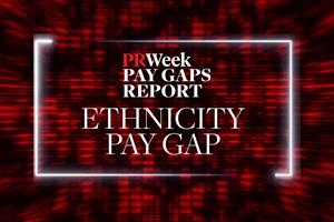 PRWeek Pay Gaps Report Ethnicity pay gap logo.