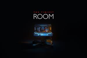 An incubator with a room set up inside it