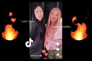 A TikTok video with Lady Gaga