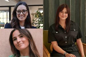 (Clockwise from top left) Sophie Woollands, Olivia Rawal, Lola Carter