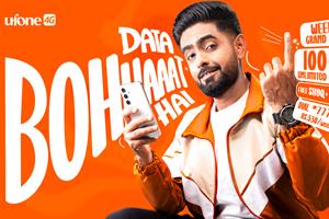 Babar Azam advertising Ufone Data Bohat Hai
