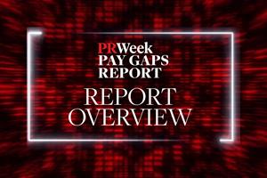 PRWeek Pay Gaps Report Overview logo.