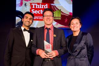 Stephen Hale of Refugee Action wins chief executive of the year at the Third Sector Awards