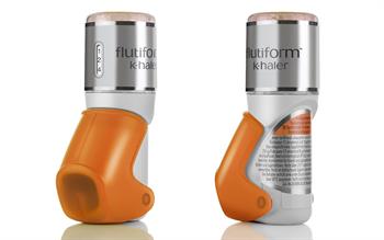 Fluticasone/formoterol asthma combination available in new device
