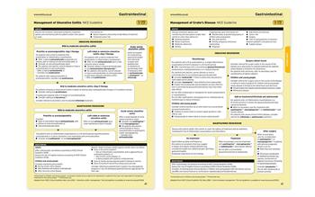 Summaries of NICE bowel disease guidance published by MIMS