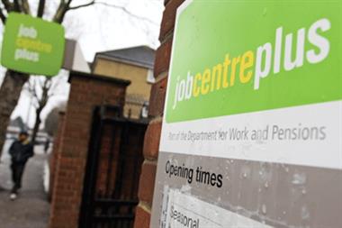 Review recommends changing Jobcentre Plus policies to direct more people to jobseeker’s allowance (Photograph: Rex Features)