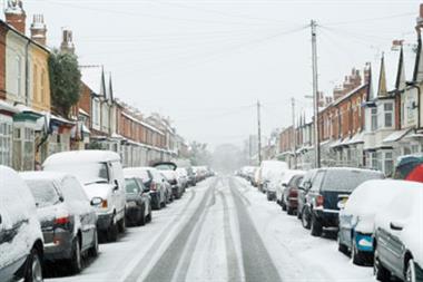 Nurses have braved icy conditions to continue to provide care (Photograph: iStock)