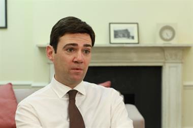 Shadow health secretary Andy Burnham: government plans are 'forced privatisation from the top'