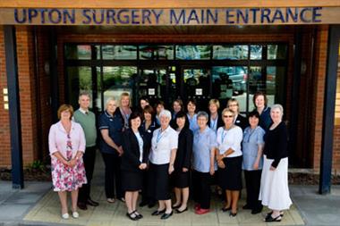 The award winning team from Upton Surgery in Worcestershire