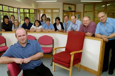 Dr David Fitzsimons and the practice team from South Holderness Medical Practice (Photograph: UNP)