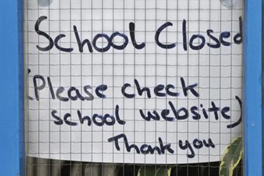 School closures reduce flu transmission (Photograph: Rex Features)