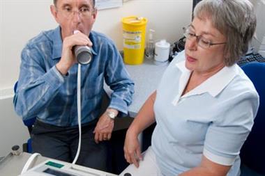 Spirometry: GPs face checks on COPD care (photo: Jim Varney)