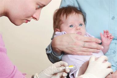 Children are vaccinated from two months old, with a booster at three years and four months to five years (Photograph: SPL)