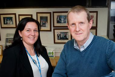 Fiona Moore and Dr Hamish Stedman: key to success will be HHS’s relationship with Salford City Council (Photograph: UNP)