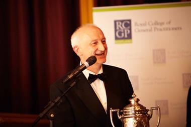 GP of the Year Dr Joe Tangney (Photograph: RCGP Scotland)