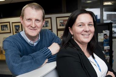 Dr Hamish Stedman and Fiona Moore: five-year plan is consistent with the White Paper and Health Bill (Photograph: Mike Poloway/UNP)