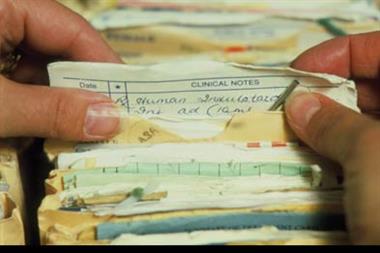There are specific circumstances where relevant information from a patient's notes should be discussed (Photograph: SPL)
