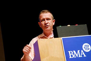 Dr Paddy Glackin called on the BMA to continue to call for the Health Bill’s withdrawal