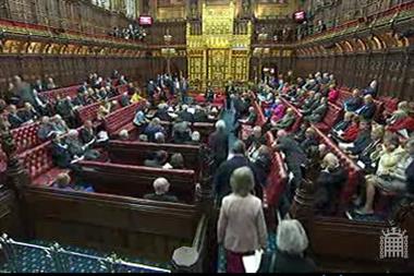 The Health Bill is being debated in the House of Lords (Photograph: www.parliament.co.uk)
