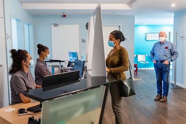 Preventing the airborne spread of contagious diseases in GP practices