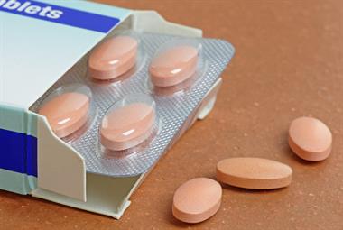 Blister pack of pills