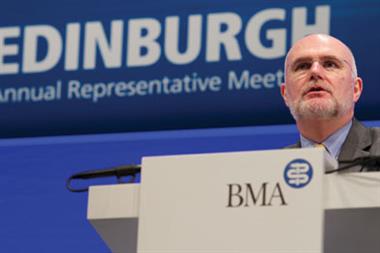 BMA chairman Dr Mark Porter: listen to clinicians (photo: Tony Marsh/BMA)