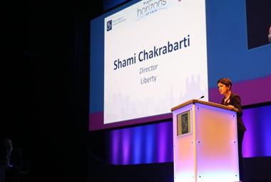 Liberty director Shami Chakrabarti: GPs can use trusted position to speak up for human rights (Photo: Gevi Dimitrak)