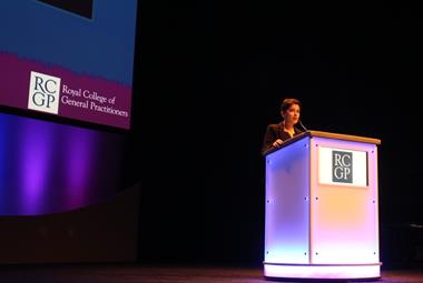 Shami Chakrabarti: standing ovation for RCGP conference speech (Photo: Gevi Dimitrak)