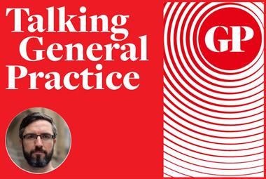 Talking General Practice logo with picture of Dr Chris Newman