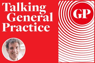 Talking General Practice logo with picture of Dr Ollie Hart