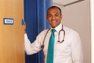 Dr Chrisanthan Ferdinand, who stars in the programme, says he hopes it will cast general practice in a positive light (photo: Channel 5/Knickerbockerglory Ltd)
