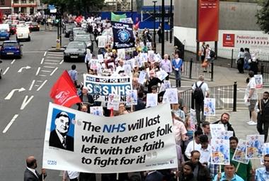 Save our Surgeries: More than 1,000 marched in London over MPIG cuts (Photo: Neil Roberts)