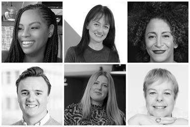 Clockwise from top left: Alexandria Deleon, Jenny Biggam, Rania Robinson, Tina Fegent, Emily Winterbourne and James Smith.