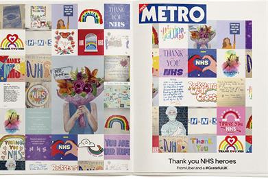 Uber: campaign included partnership with Metro