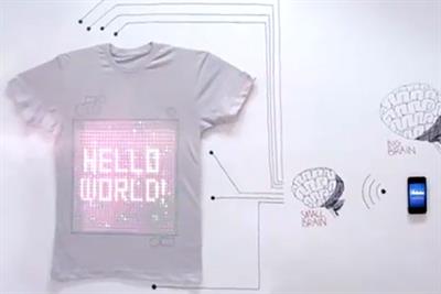 Ballantines: unveils internet-connected T-shirt 
