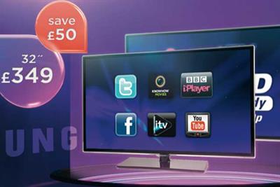 Currys/PC World: This ad is clearly a typical product and price promotion ad